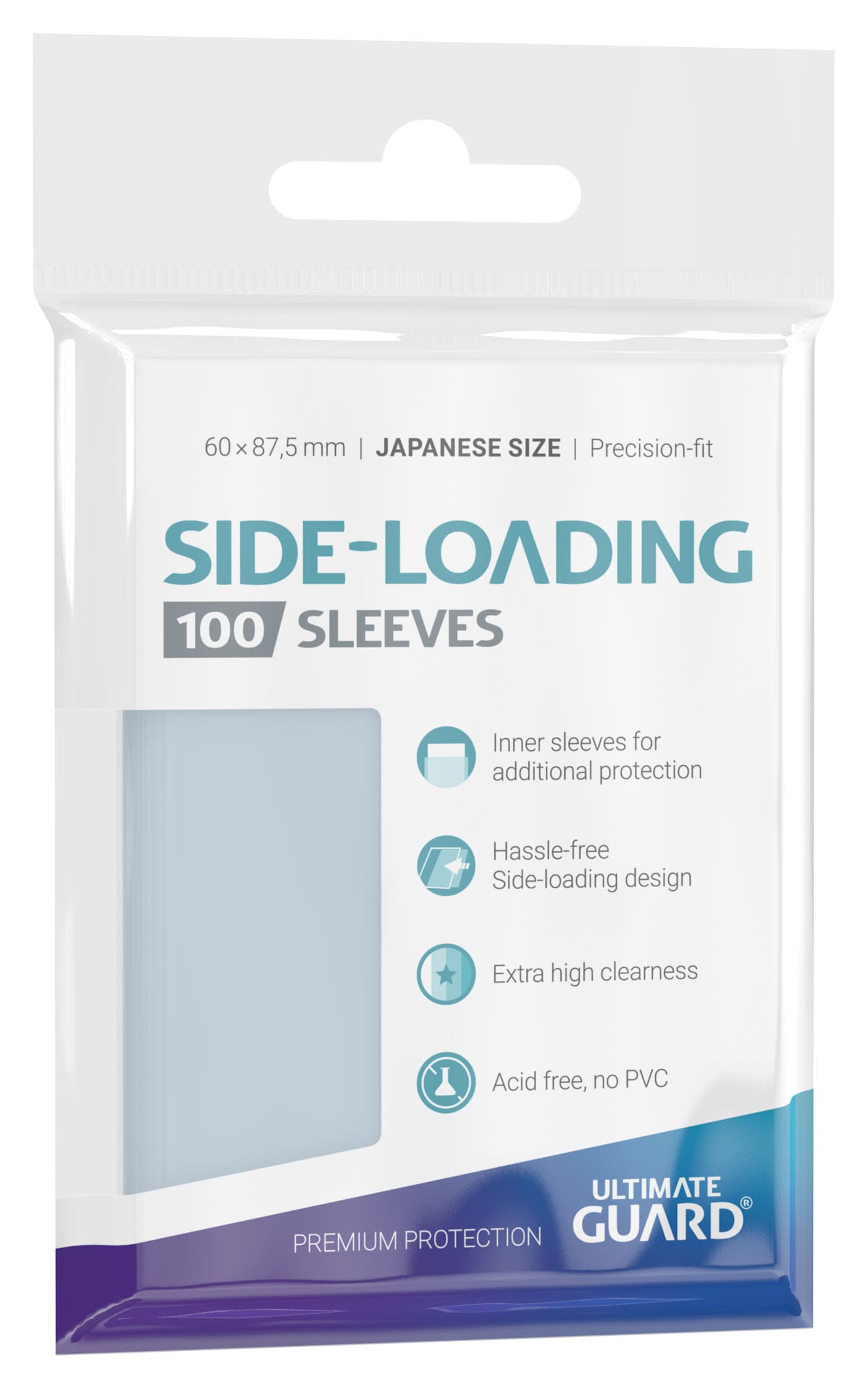 Ultimate Guard Precise-Fit Sleeves Japanese Size (100) - Side-Loading