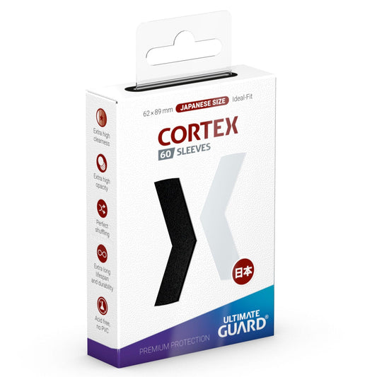 Ultimate Guard Cortex Sleeves Japanese Size (60) - Black