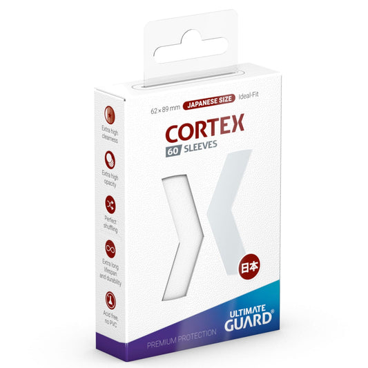 Ultimate Guard Cortex Sleeves Japanese Size (60) - White