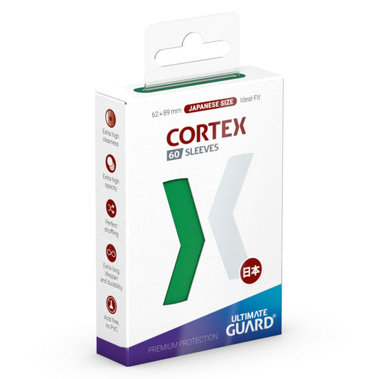 Ultimate Guard Cortex Sleeves Japanese Size (60) - Green