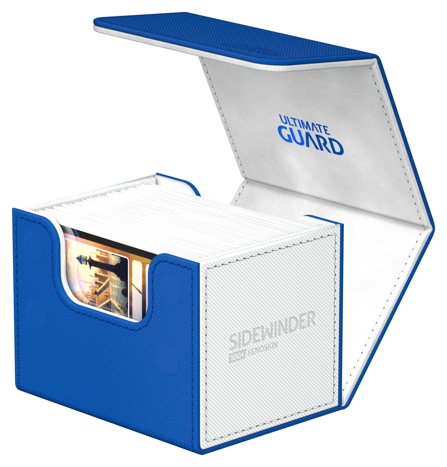 Ultimate Guard Sidewinder 100+ Xenoskin Synergy - White/Blue