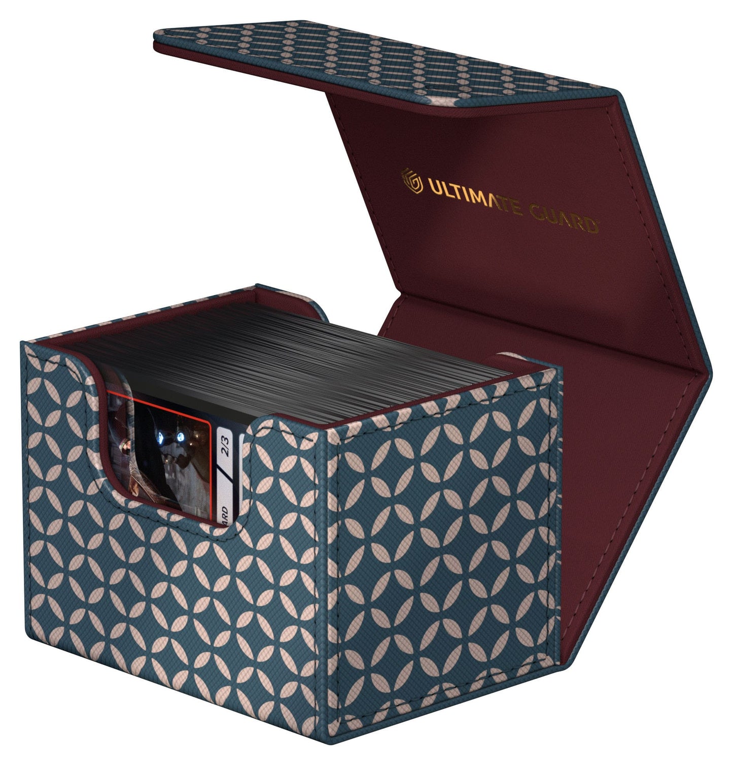 Ultimate Guard Sidewinder 100+ Xenoskin "Katana: The Shogun's Journey - Part 2" - Shippou (Blue/Dark Red)