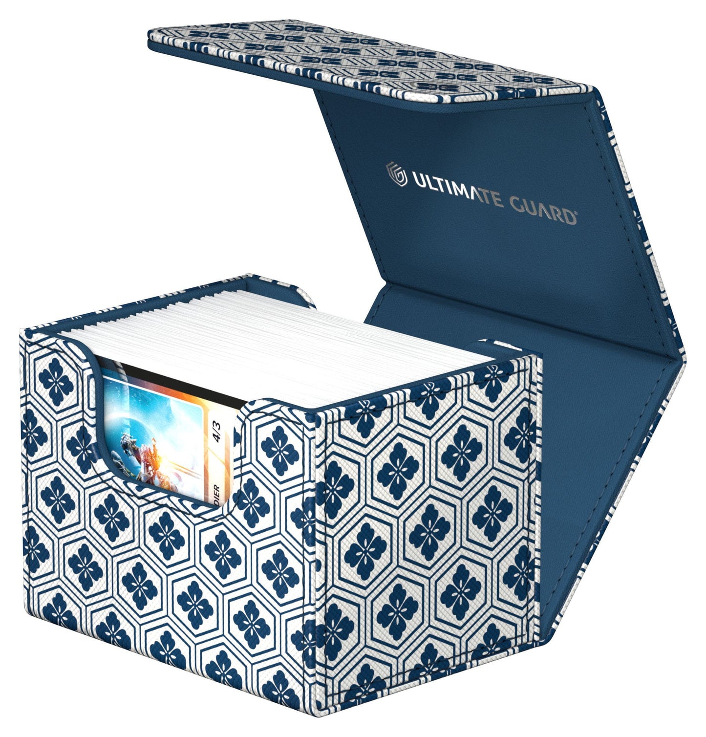 Ultimate Guard Sidewinder 100+ Xenoskin "Katana: The Shogun's Journey - Part 2" - Kikko (White/Blue)