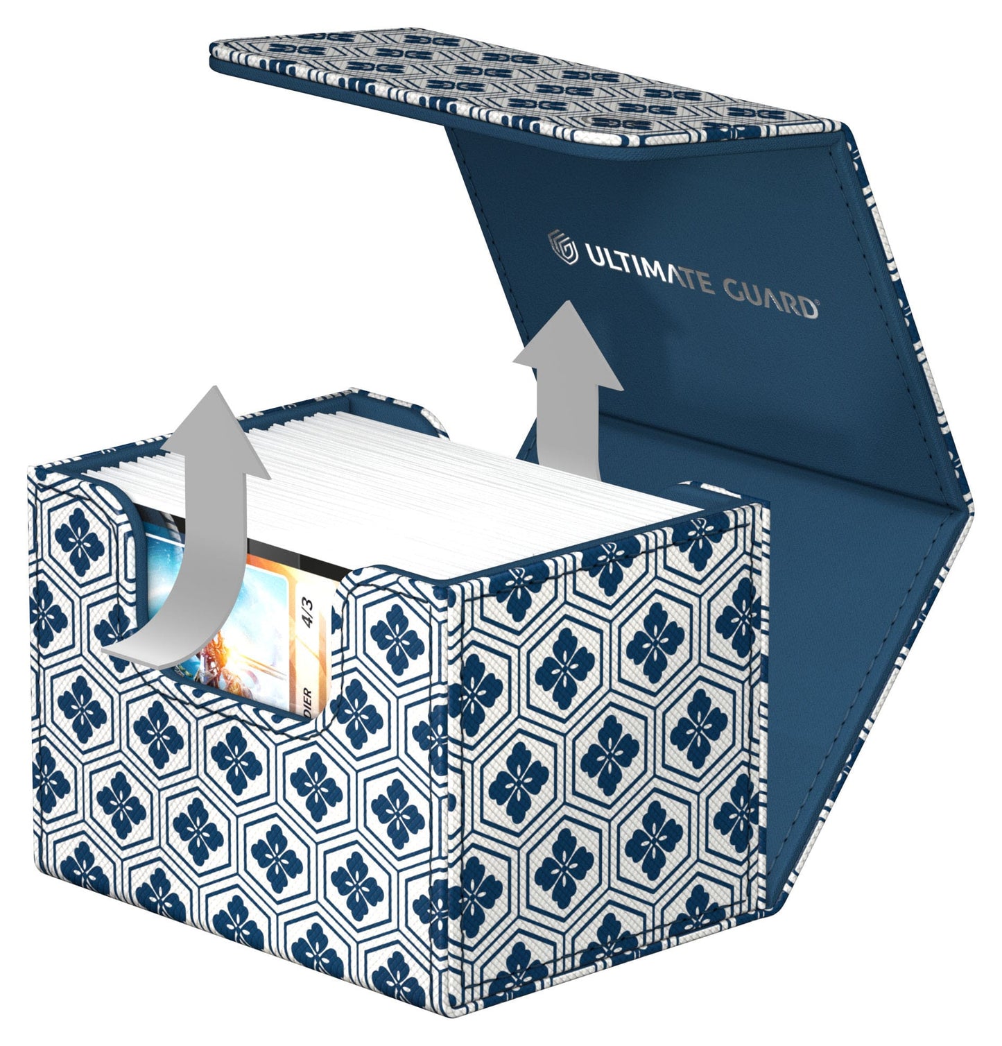 Ultimate Guard Sidewinder 100+ Xenoskin "Katana: The Shogun's Journey - Part 2" - Kikko (White/Blue)