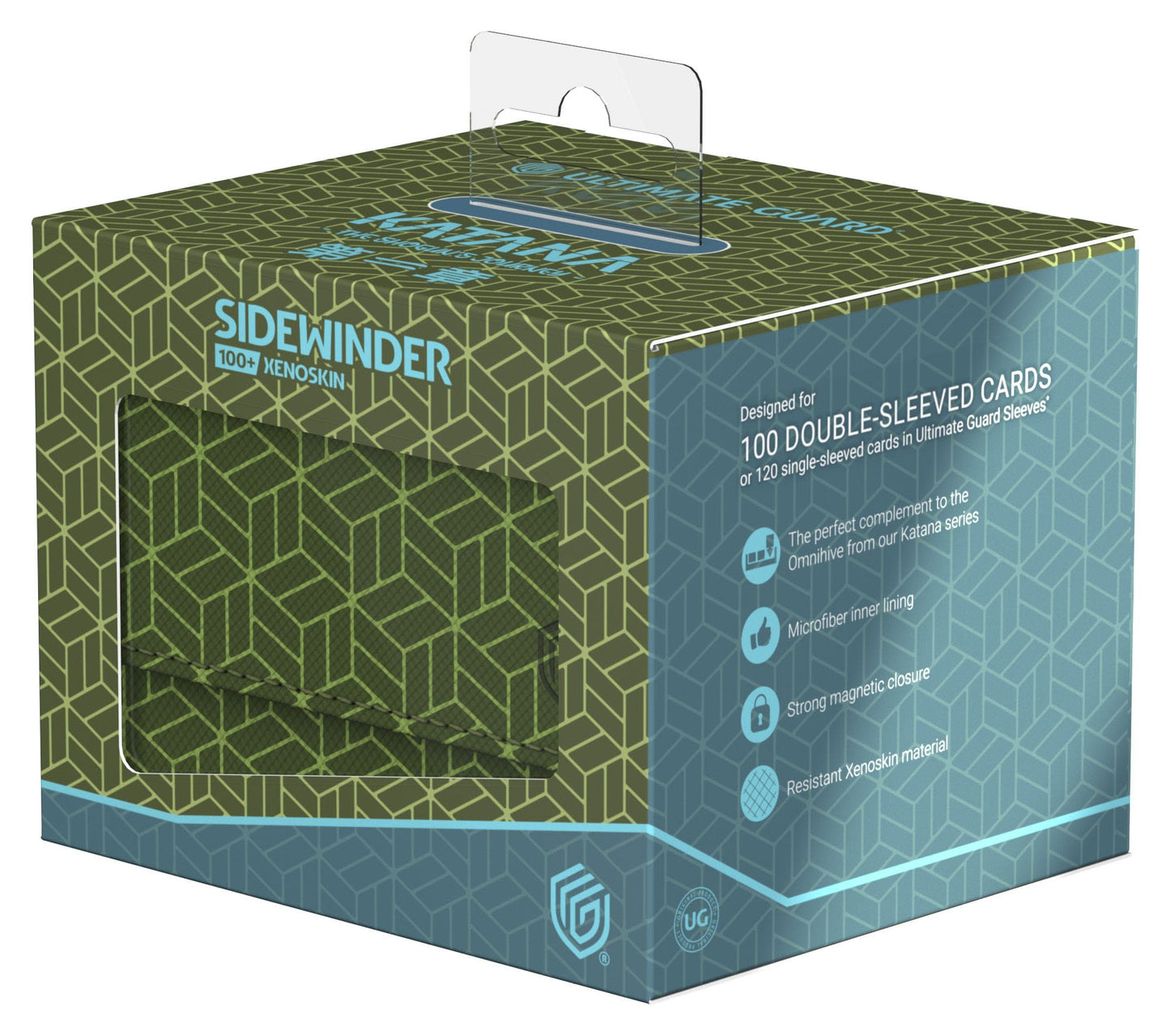 Ultimate Guard Sidewinder 100+ Xenoskin "Katana: The Shogun's Journey - Part 2" - Ajiro (Green/Light Blue)