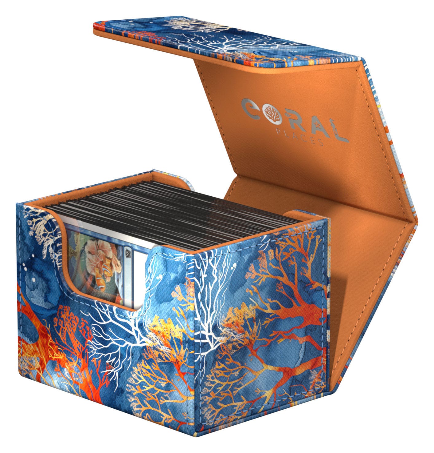 Ultimate Guard Sidewinder 100+ Xenoskin 2025 Exclusive "Coral Places" - Fiery Reef