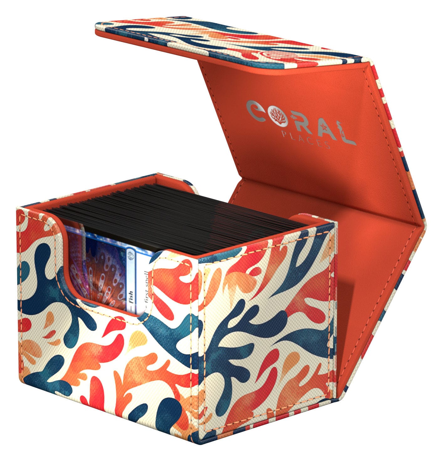 Ultimate Guard Sidewinder 100+ Xenoskin 2025 Exclusive "Coral Places" - Mellow Sea