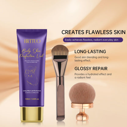 HRTTUO Body Coverage Perfector – Waterproof, Transfer-Resistant Body Makeup for Tattoos & Scars