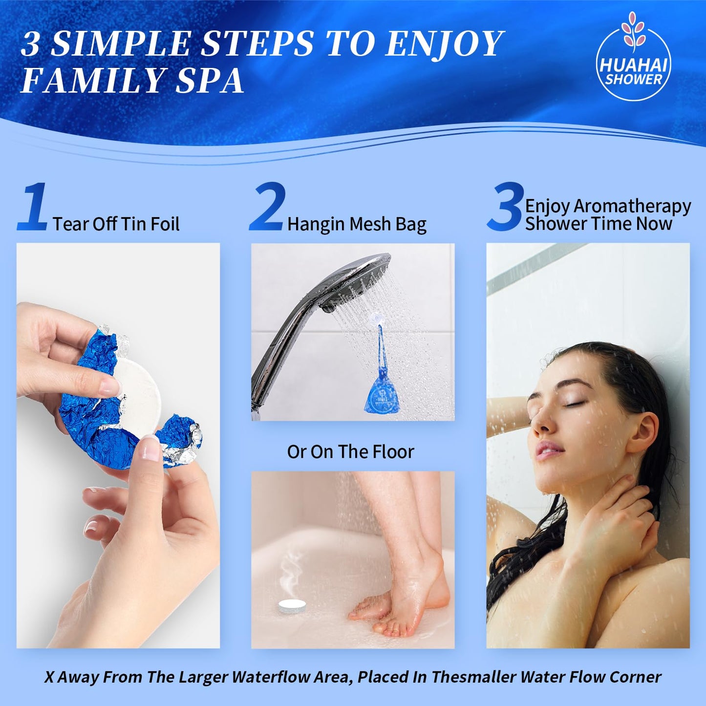 HUAHAI SHOWER Shower Steamers 10 Pack Aromatherapy – Relaxation Gift Set