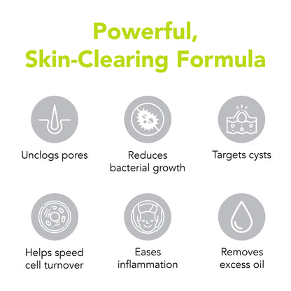 Humane 10% Benzoyl Peroxide Acne Body Wash – Maximum-Strength Face, Back & Body Cleanser (16 oz)