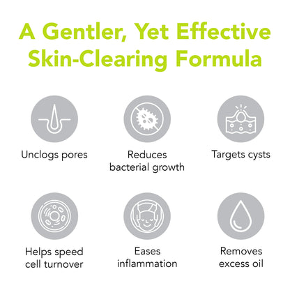 Humane 5% Benzoyl Peroxide Face Wash | Regular-Strength Acne Cleanser for Face, Back & Body | 8 oz | Cruelty-Free