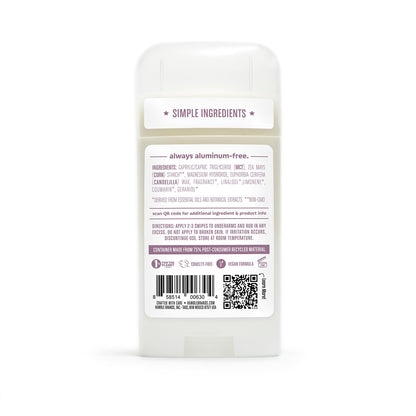 Humble Brands Aluminum-Free Deodorant – Vegan, Cruelty-Free, Sensitive-Skin Safe (Lavender, Rose, Unscented) – Pack of 3