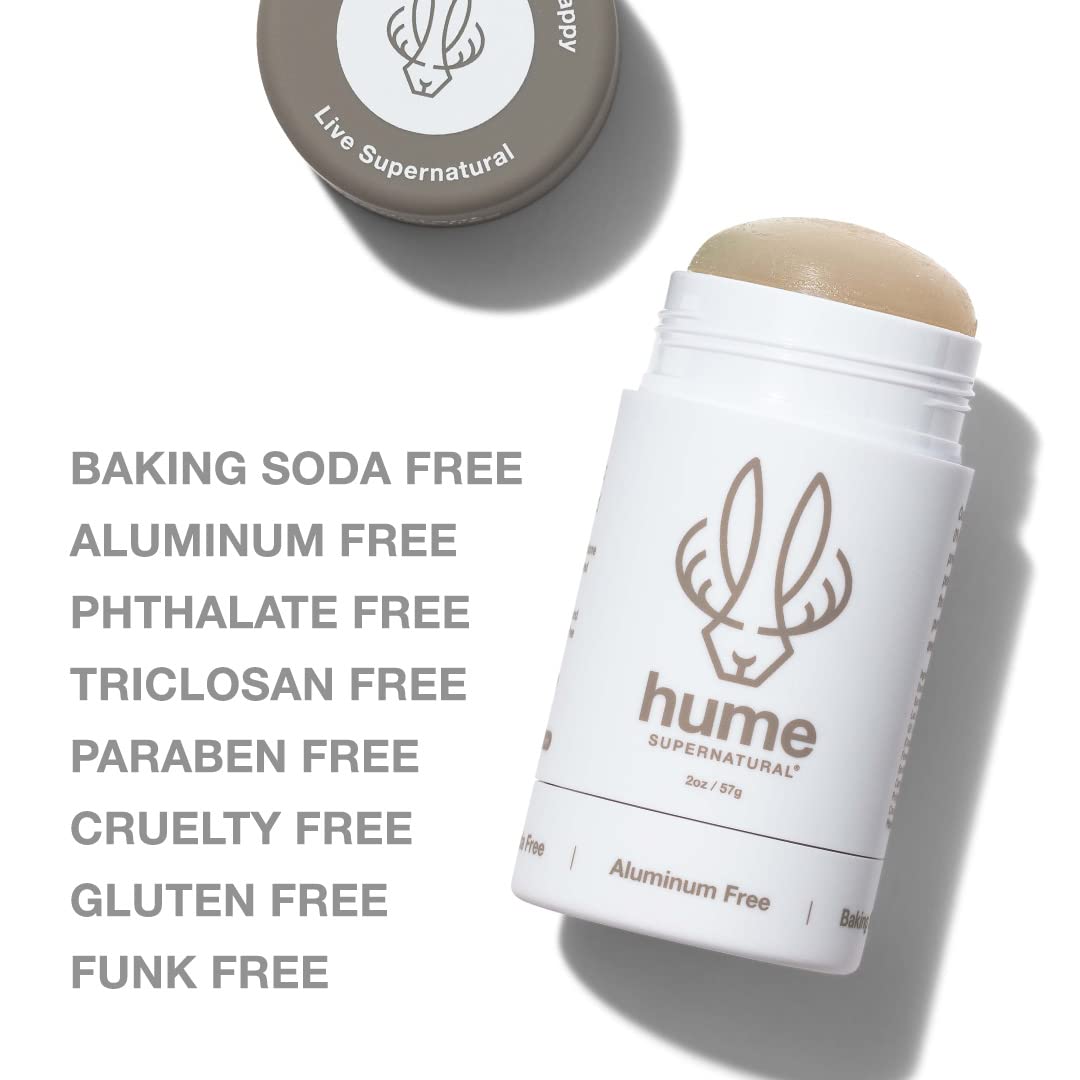 Hume Supernatural Aluminum-Free Deodorant for Women and Men – Neutral, Lasting, Sensitive Skin