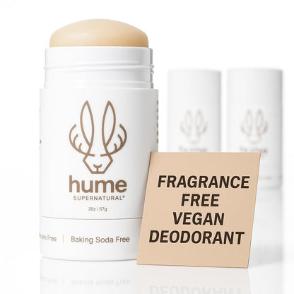 Hume Supernatural Aluminum-Free Deodorant for Women and Men – Neutral, Lasting, Sensitive Skin
