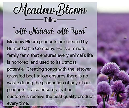 Hunter Cattle Co. Meadow Bloom Tallow Soap – 2-Pack (Lemongrass, Coffee & Turmeric) | 100% Grass-Fed, Handmade