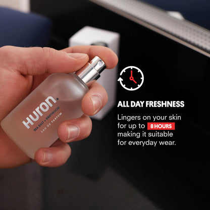 Huron Men’s Cologne – Eau de Parfum with Mandarin, Cardamom & Ocean Air