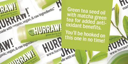 Hurraw! Lip Balm 3-Pack: Chai Spice, Green Tea & Coffee Bean – Organic & Vegan