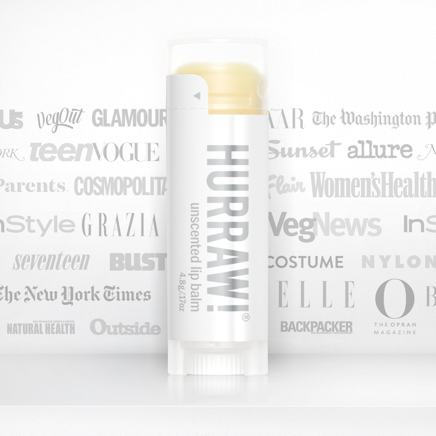 Hurraw! Unscented Lip Balm 3 Pack – Organic, Vegan, Cruelty-Free, Gluten Free | Made in USA