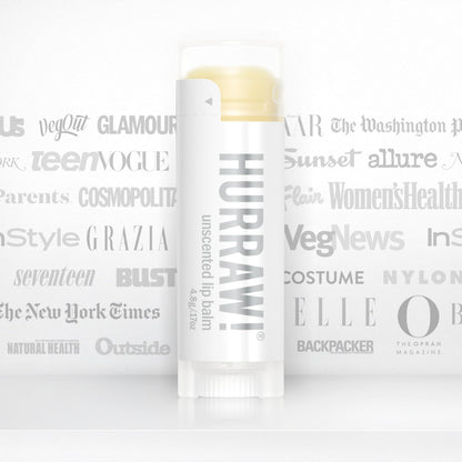 Hurraw! Unscented Lip Balm 3 Pack – Organic, Vegan, Cruelty-Free, Gluten Free | Made in USA