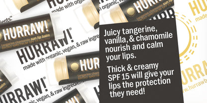 Hurraw! Moon Night Treatment Lip Balms – SPF15 Unscented, 3 Pack | Organic, Vegan, Cruelty Free, Made in USA
