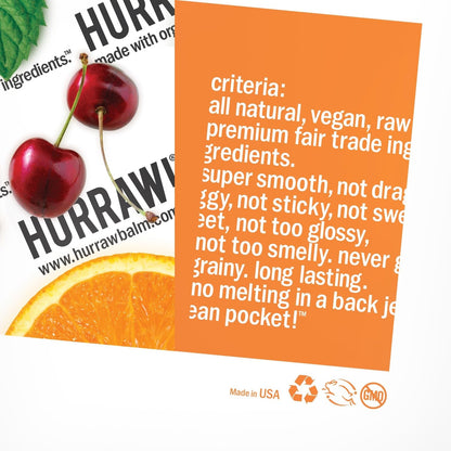 Hurraw! Licorice Lip Balm 4 Pack – Organic, Vegan, Cruelty-Free, Made in USA