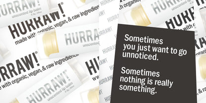 Hurraw! Unscented Lip Balm 3 Pack – Organic, Vegan, Cruelty-Free, Gluten Free | Made in USA