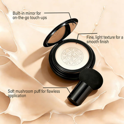 Hush Cosmetics Foundation – Hydrating, Buildable Coverage for Mature Skin | Natural Matte Finish