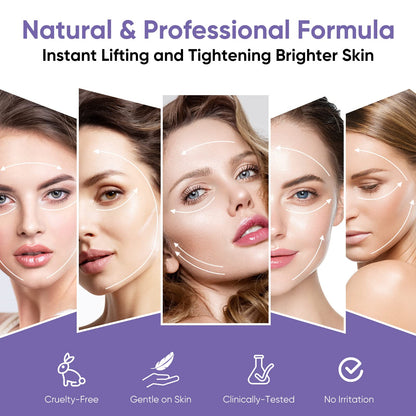 HWGIZP Instant Face Lift Cream | Quick Moisturizer for Firmer, Youthful-Looking Skin
