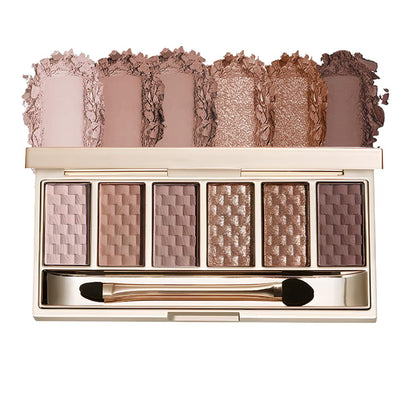 Hxssll Neutral Nude Brown Eyeshadow Palette – 6 Matte & Shimmer Shades for Everyday and Soft Glam
