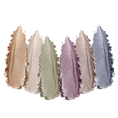 Hxssll Shimmer Glitter Metallic Eyeshadow Palette – Neutral Cool-Tone Glam