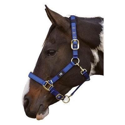 Hy Deluxe Padded Head Collar Blue