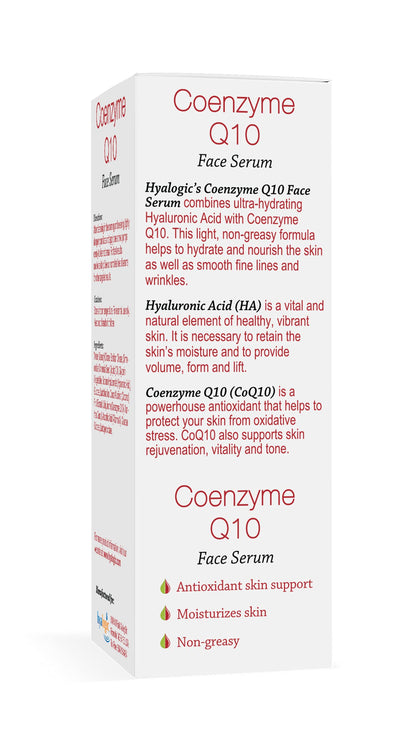 Hyalogic Episilk CoQ10 Serum with Hyaluronic Acid for Dry Skin – Firming Antioxidant Facial Serum (0.47 oz)
