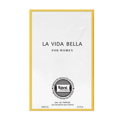 Hybrid & Company La Vida Bella Eau de Parfum for Women – Elegant Scent, 3.4 fl oz