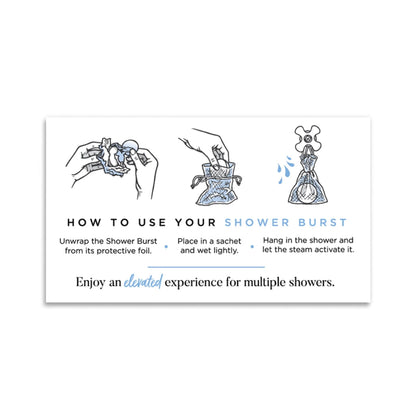 HydraAromatherapy Escape Shower Burst Duo — Aromatherapy Shower Steamers (USA Made)