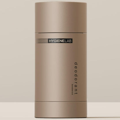 HygieneLab Men's Deodorant – Aluminum-Free, 24-Hour+ Odor Protection, EWG Verified, Smooth Glide, Essential Oils, Premium Sandalwood Scent