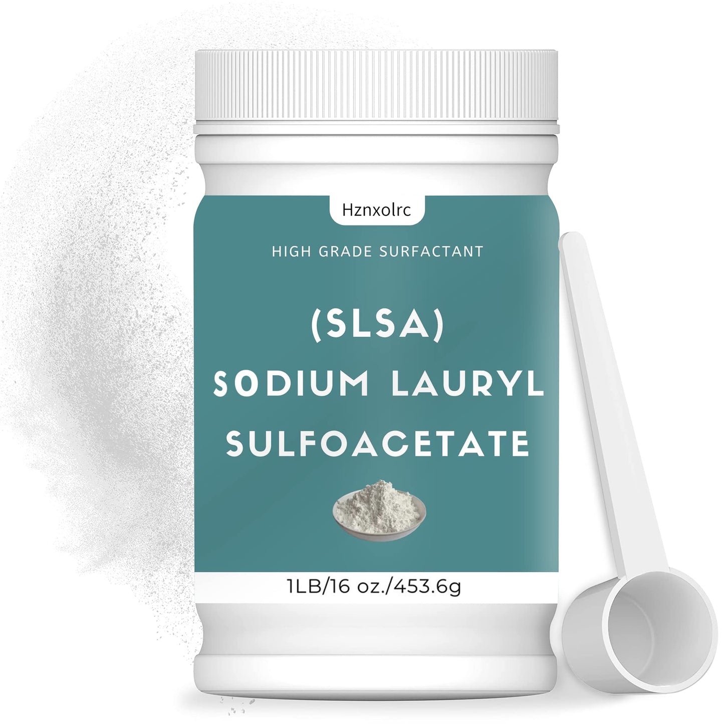 Hznxolrc 1 Pound SLSA Powder for Bath Bombs – Premium Sodium Lauryl Sulfoacetate