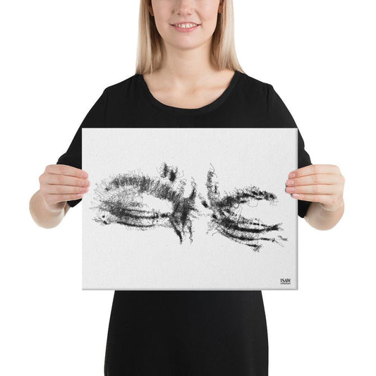 I Can’t Look - Premium Canvas Print