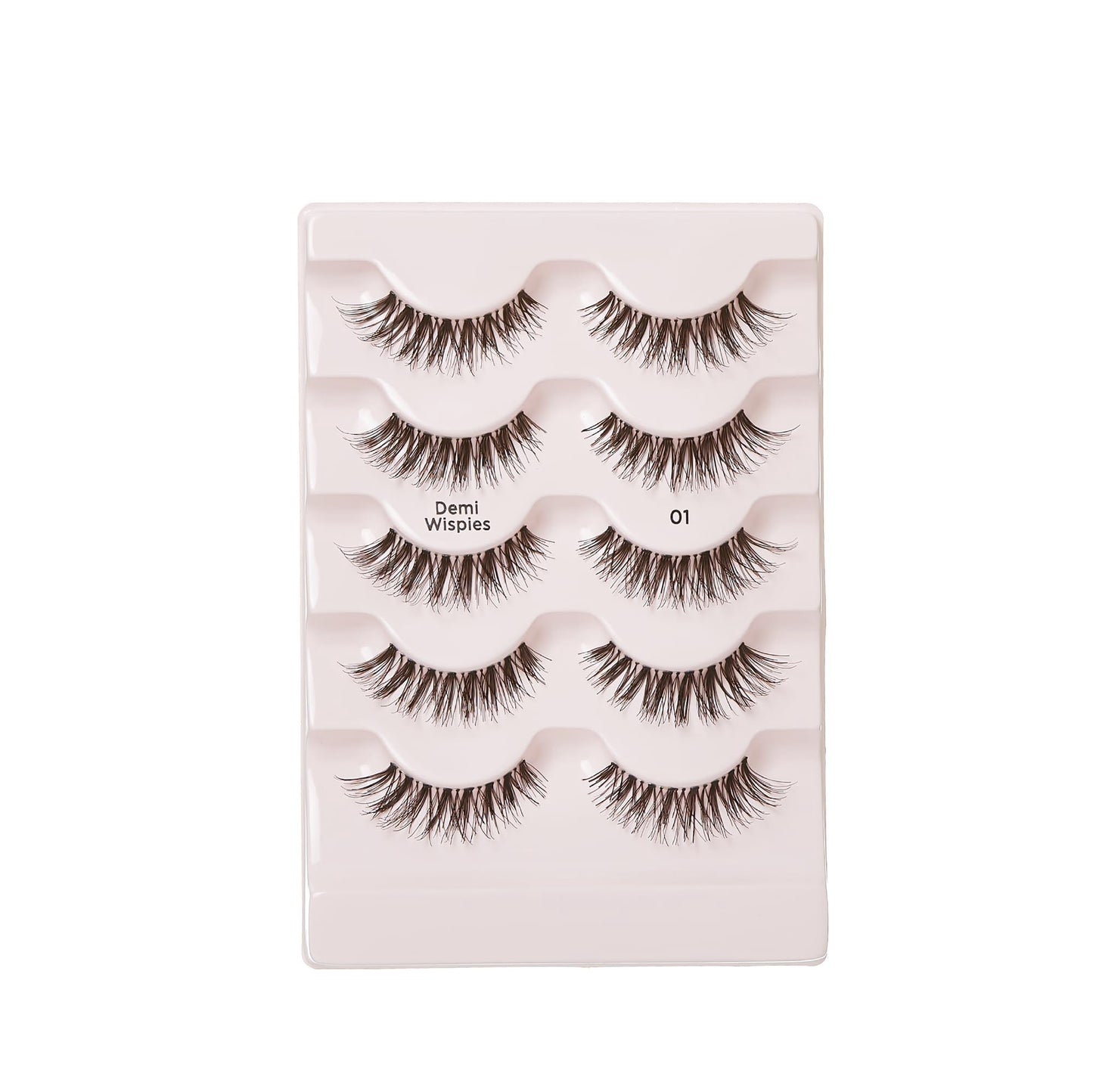 i•ENVY Demi Wispies Lashes – 30 Pairs (6 Pack), 100% Human Hair, Lightweight & Reusable