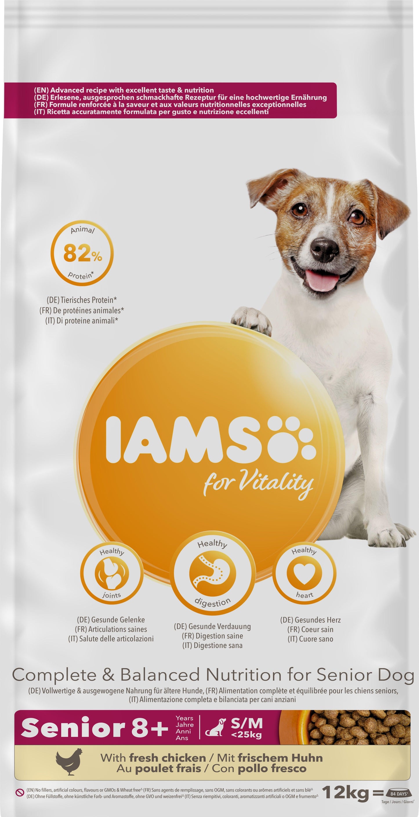 Iams Senior Vitality Med Chicken