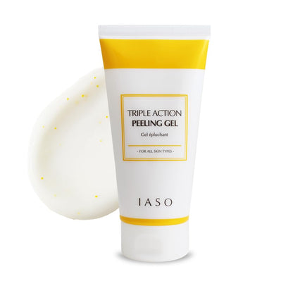 IASO Triple Action White Peeling Gel | Gentle Exfoliation & Pore Purification (5.07 oz)