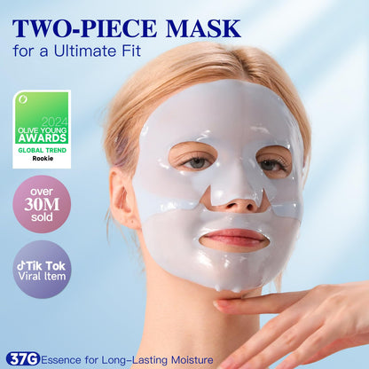 ICIKOL Deep Hydrolyzed Collagen Mask 4-Pack – Age-Defying Sheet Mask with Peptides & Hyaluronic Acid