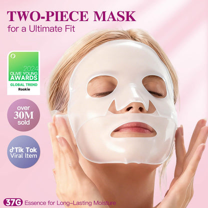 ICIKOL Overnight Collagen Mask - Deep Hydration & Glass Skin (4 Sheets)