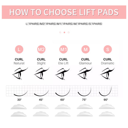 IconSign Lash Lift Kit – Professional Lash Perm Kit with Shields, Gel Pads & Brushes