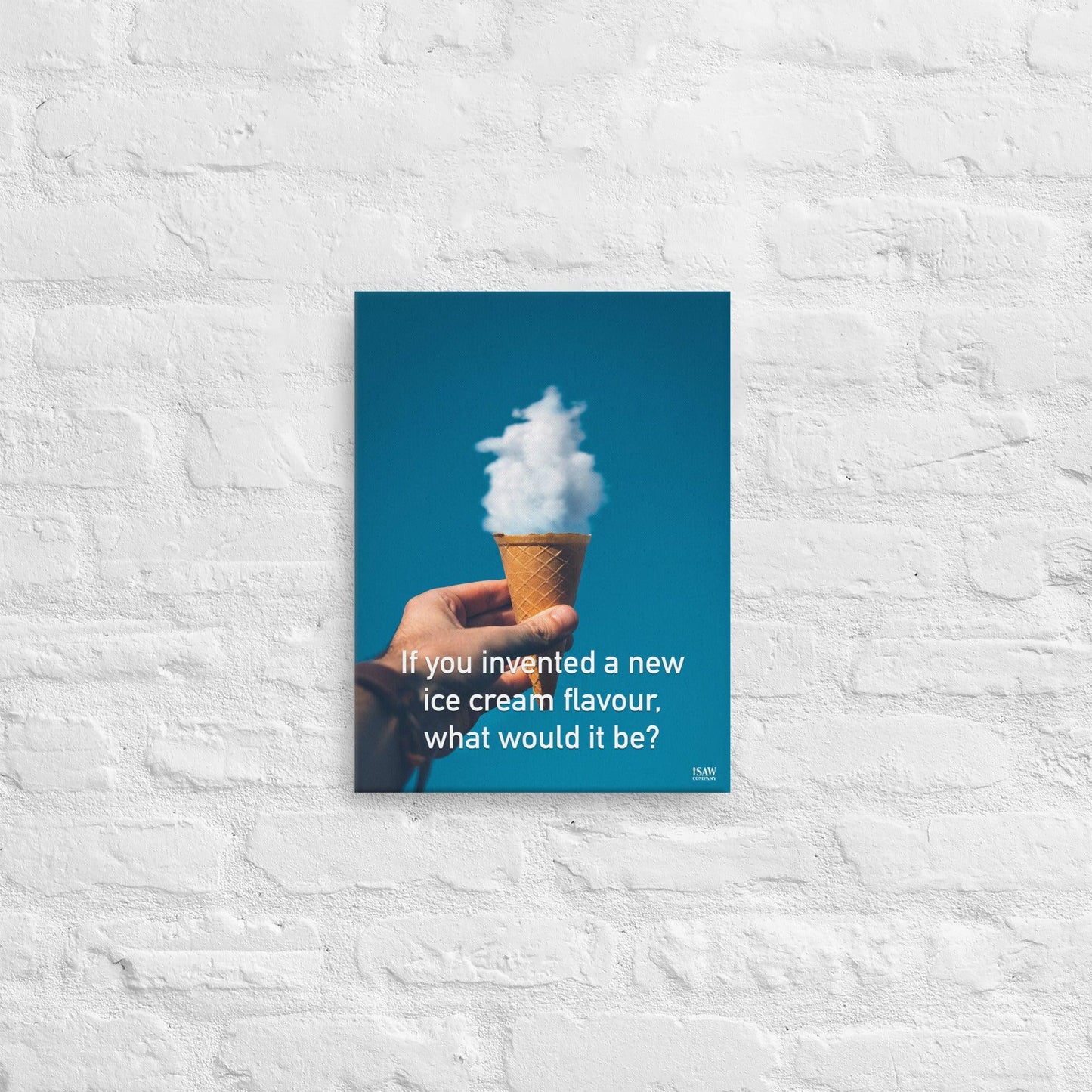If You Invented A New Ice Cream Flavour - Canvas Print