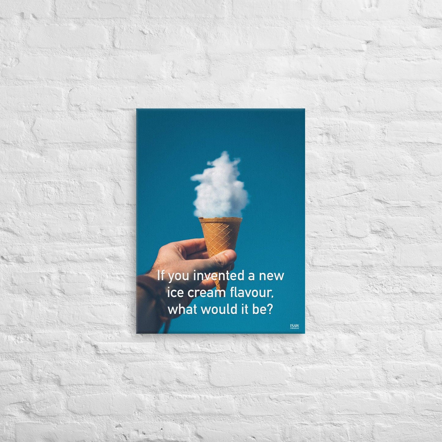 If You Invented A New Ice Cream Flavour - Canvas Print