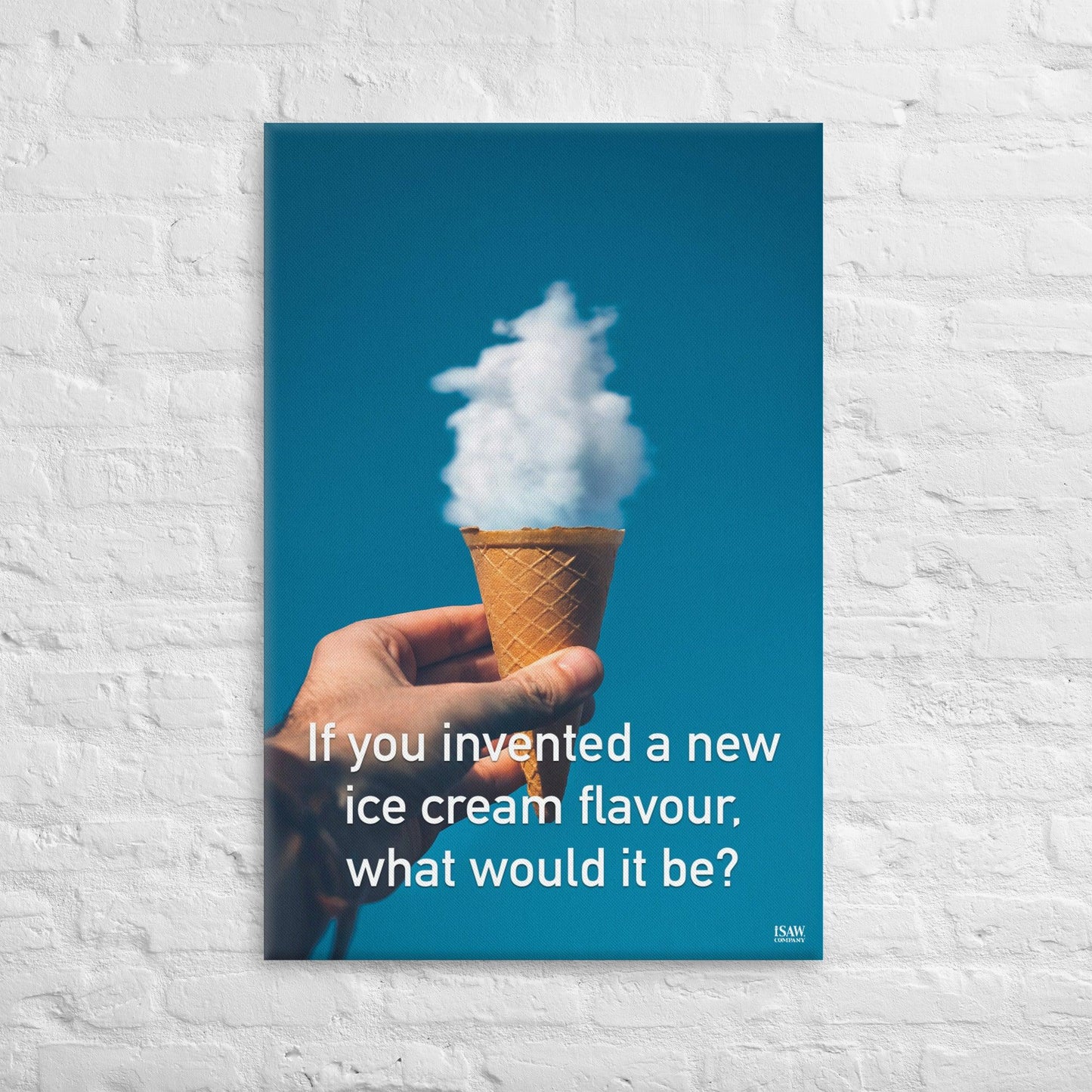 If You Invented A New Ice Cream Flavour - Canvas Print