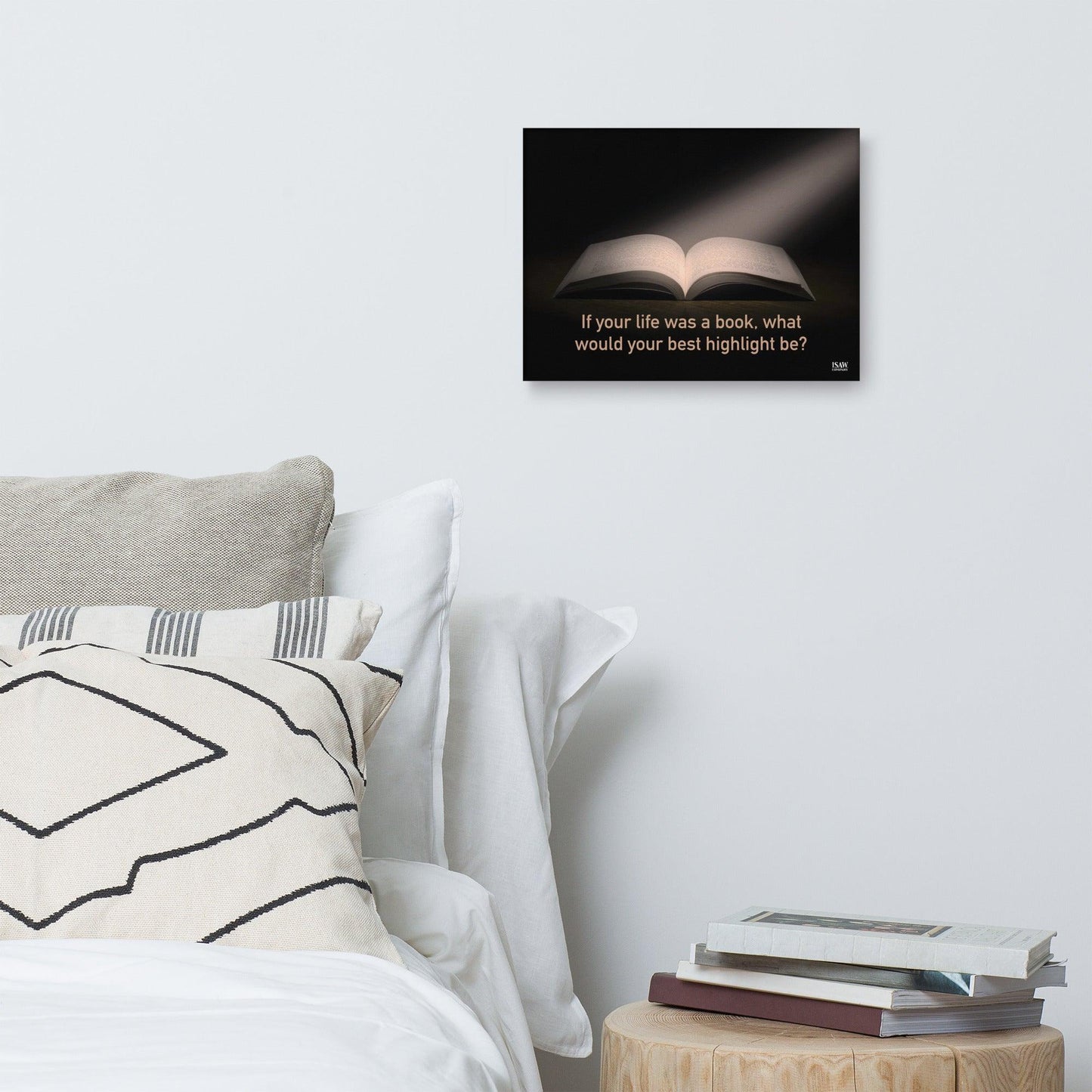 If Your Life Was A Book - Canvas Print