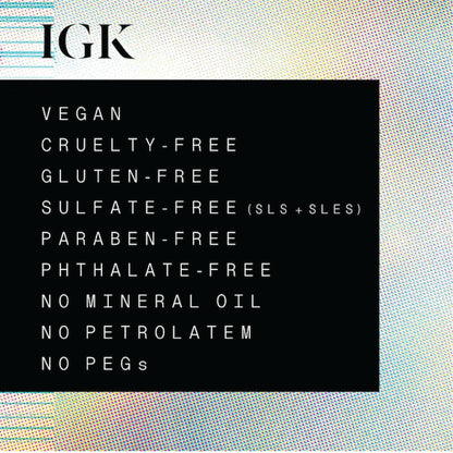 IGK Antisocial No-Rinse Overnight Dry Hair Treatment Mask - Bond-Building, Vegan & Cruelty-Free | 1.7 oz x 2