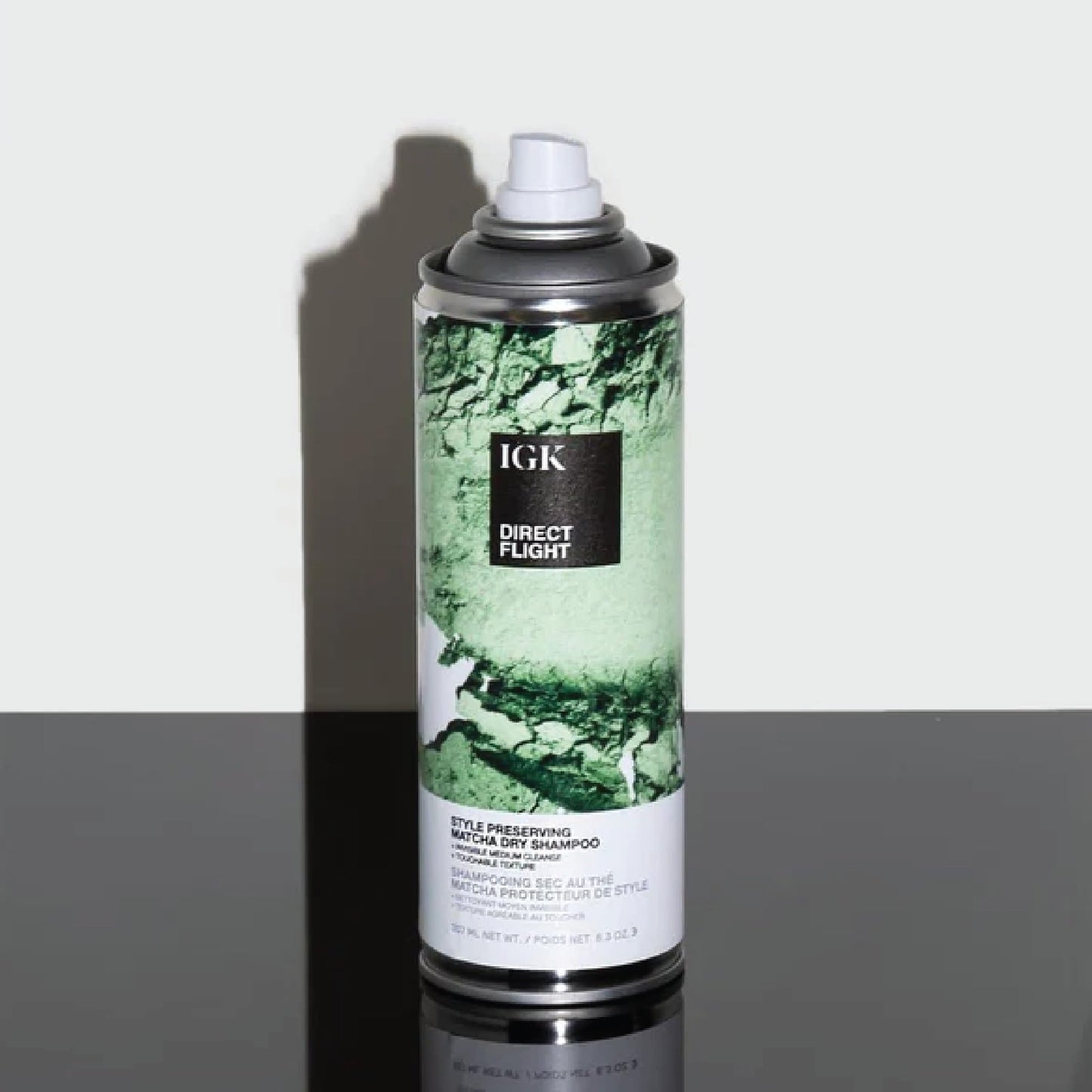 IGK Direct Flight Matcha Dry Shampoo – 2 Pack | Oil Absorbing, Heat-Free Volume