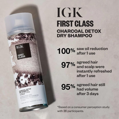 IGK Antisocial Dry Hair Mask + First Class Dry Shampoo Set | Bond-Building Care, Volume & Shine